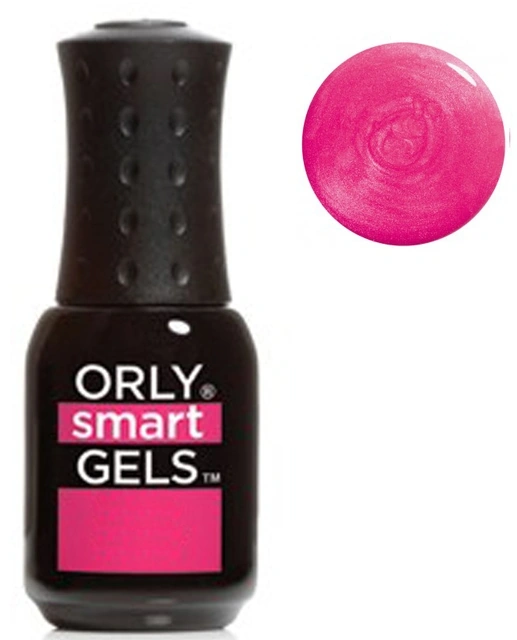 Міні гель-лак ORLY Smart gels Berry Blast яскравий рожевий з неоновим відливом, легкий шиммер 5.3 мл
