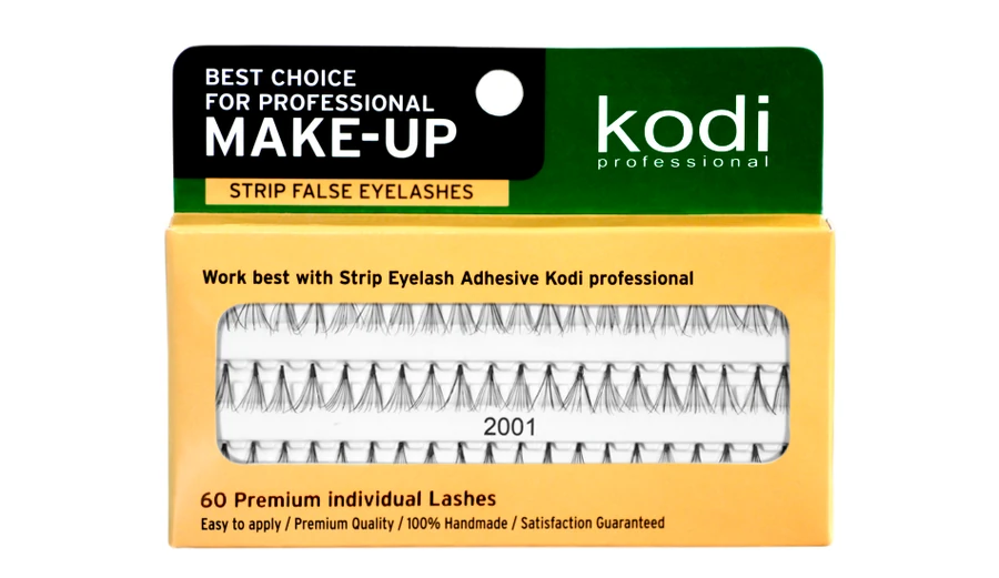 Вії накладні пучкові Kodi Eyelashes overhead (60 bundles) 2001 60 пучків