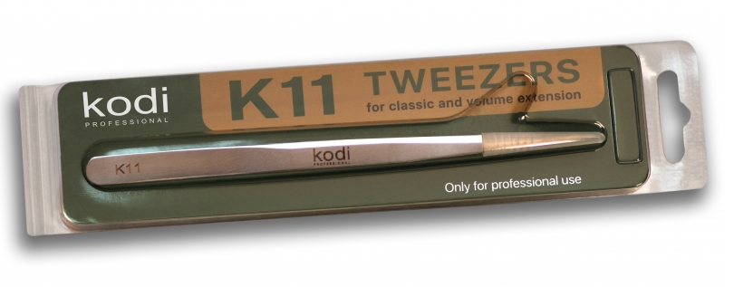 Пінцет для нарощування вій Kodi Tweezers for Eyelashes Extension K11