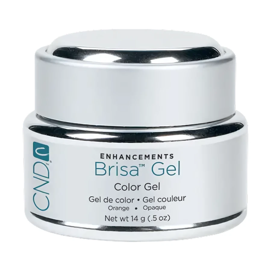 Конструюючий щільний гель CND Brisa Orange Opaque Color Gel помаранчевий 14 г