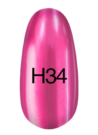Лак Kodi H34 Hollywood яскрава фуксія, хром 8 мл