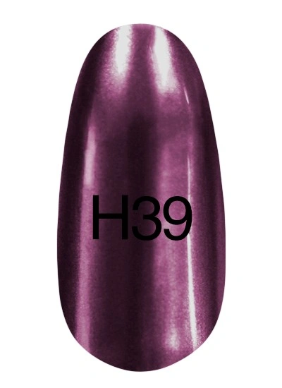 Лак Kodi H39 Hollywood баклажановий, хром 8 мл