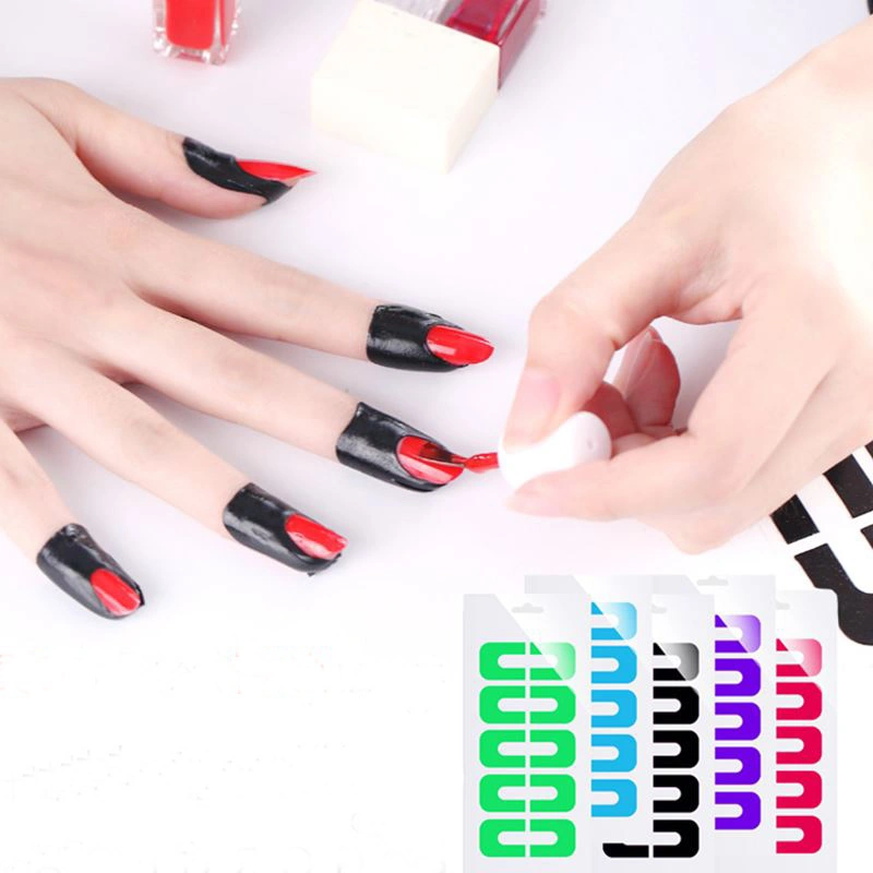 Форми-наклейки для захисту шкіри навколо нігтя YRE Nail Protector