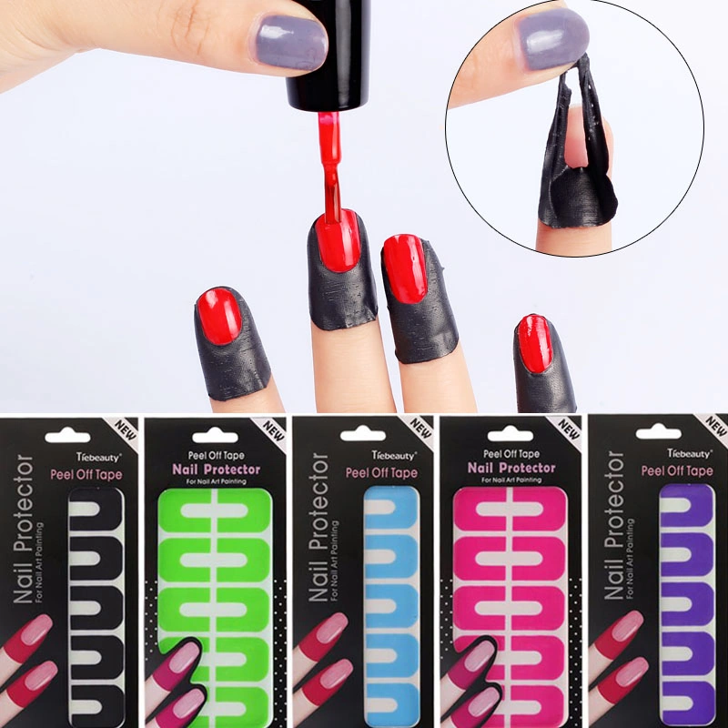 Форми-наклейки для захисту шкіри навколо нігтя YRE Nail Protector