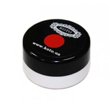 Гель-фарба Koto Gel Paint №6 5 гр червона