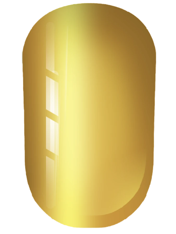 Гель-лак Trendy Nails Gel Polish Chrome №133 бронзово-жовтий із золотом, хром 8 мл