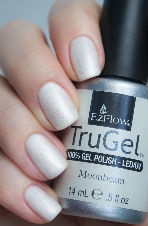 Гель-лак EzFlow TruGel Moonbeam білий перламутр 14 мл