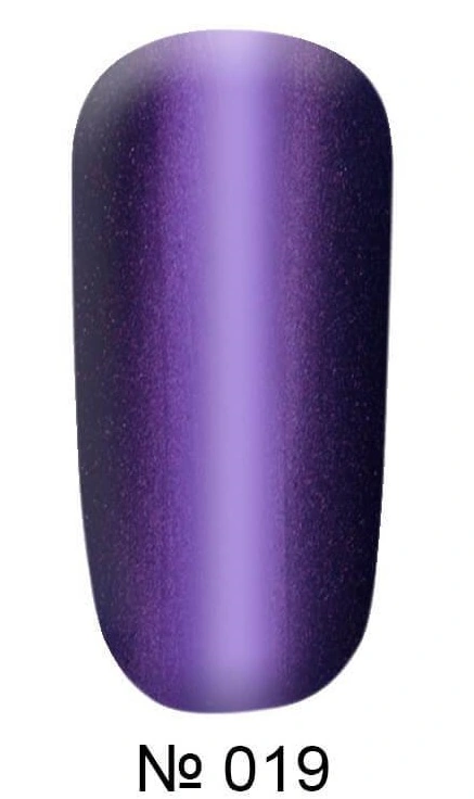 Магнітний гель-лак котяче око FOX Gold Cat Eye Gel Polish №019 фіолетовий з мікроблиском 12 мл