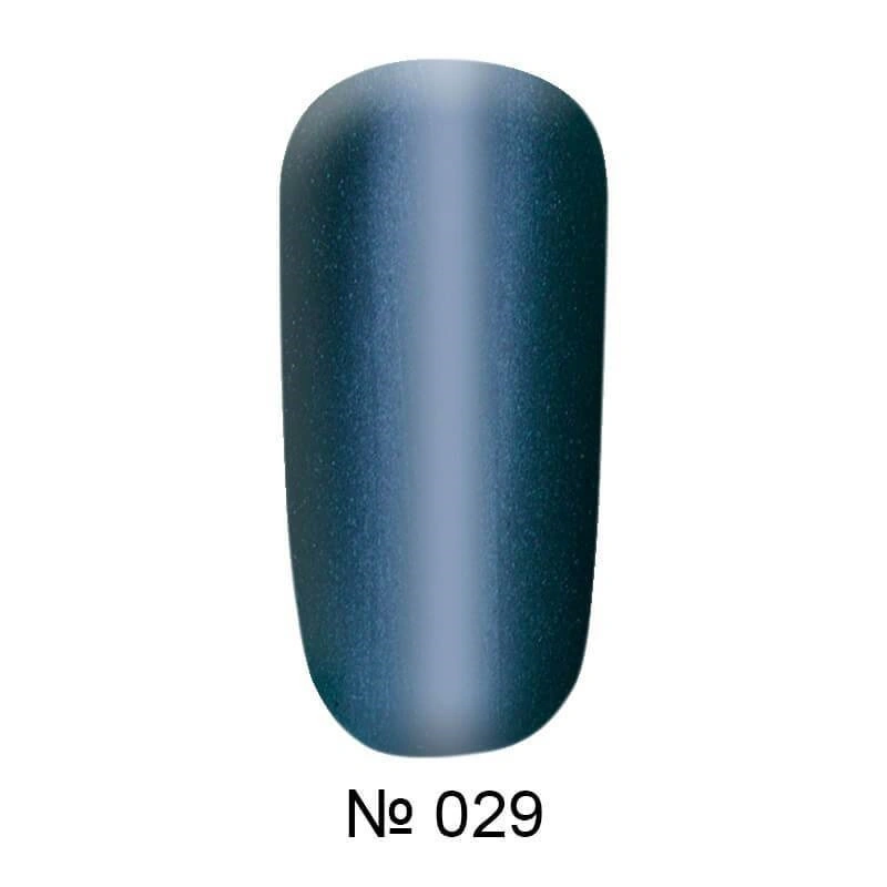 Магнітний гель-лак котяче око FOX Gold Cat Eye Gel Polish №029 темно-синій з мікроблиском 12 мл