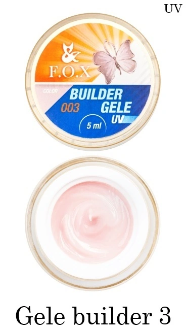 Конструюючий гель-желе FOX Gele Builder Gel 003 молочно-рожевий 5 мл
