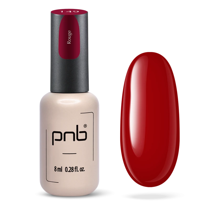 Гель-лак PNB №149 Rouge бордо, емаль 8 мл