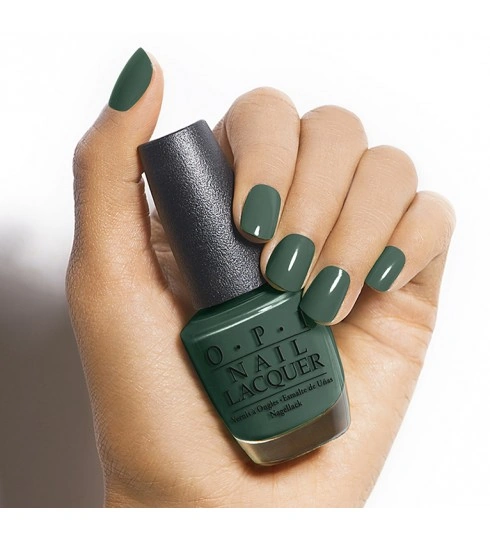 Лак OPI Stay Off The Lawn глибокий зелений, емаль 15 мл
