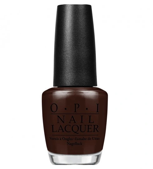 Лак OPI Shh...It`s Top Secret! глибокий темно-коричневий, емаль 15 мл