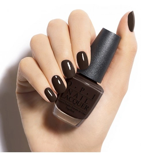 Лак OPI Shh...It`s Top Secret! глибокий темно-коричневий, емаль 15 мл