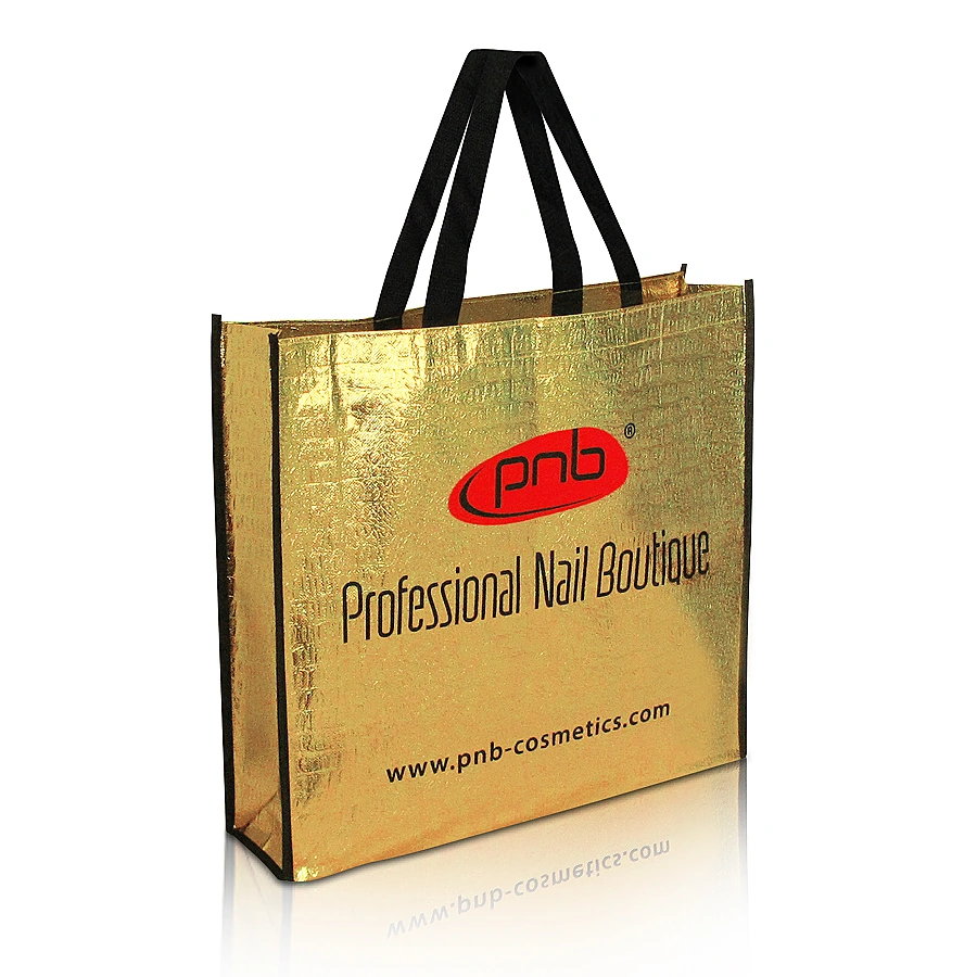 Брендована сумка золото PNB Gold Brand Bag