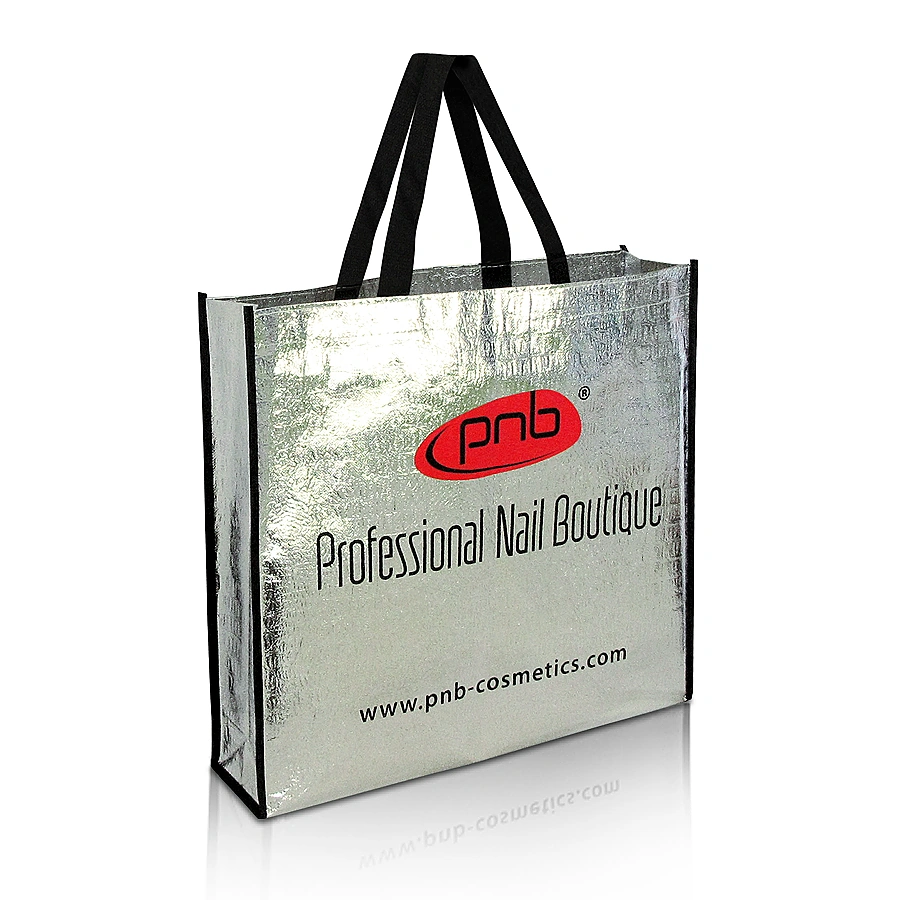 Брендована сумка срібло PNB Silver Brand Bag