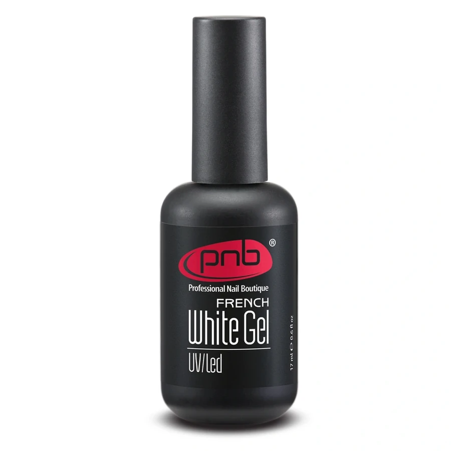 Білий гель для малювання з пензликом PNB Gel French White 17 мл
