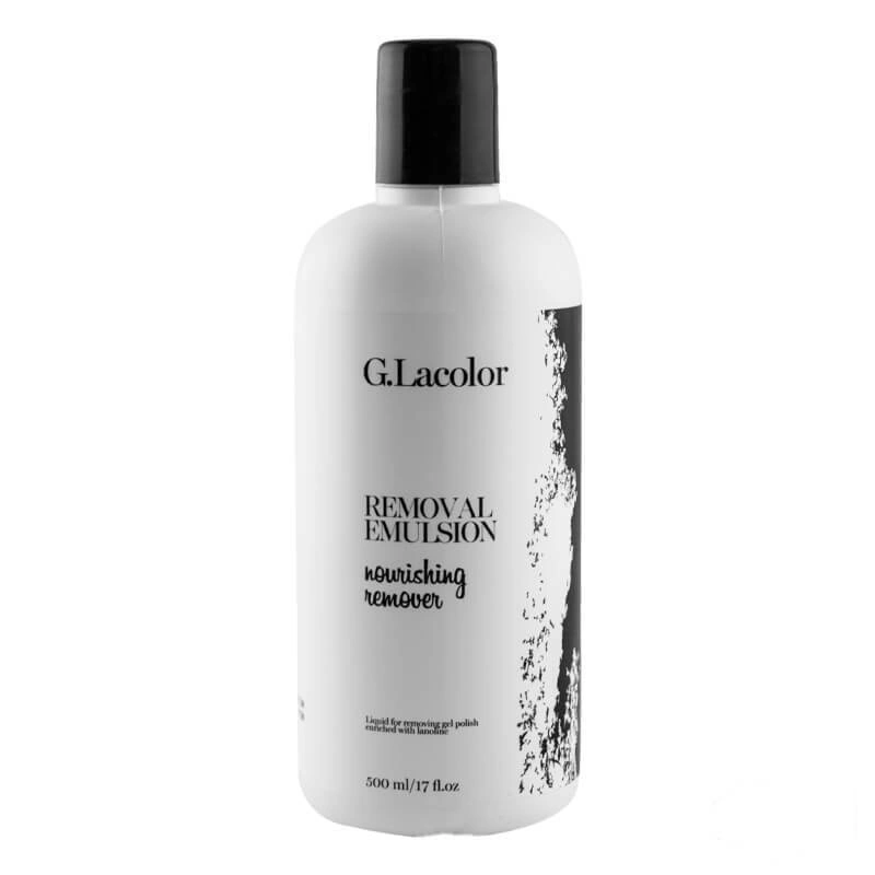 Емульсія для зняття гель-лаку G.La color Nourishing Removal Emulsion з ланоліном 500 мл