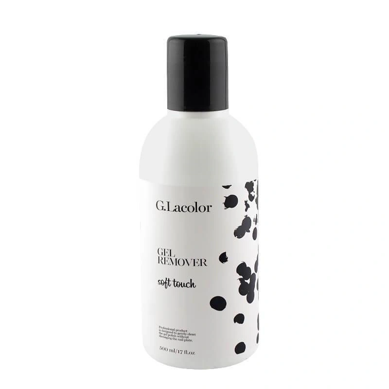 Рідина для зняття гель-лаку М`який дотик G.La color Soft Touch Gel Remover 500 мл