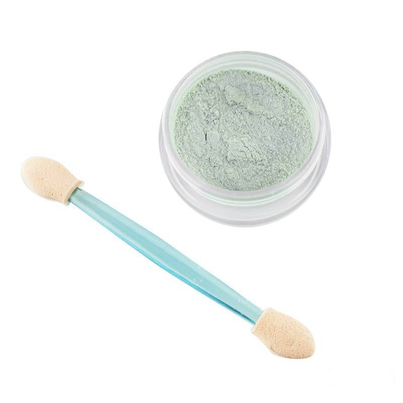 Дзеркальна пудра для нігтів Naomi Mirror Powder №8 3 гр + Applicator синя