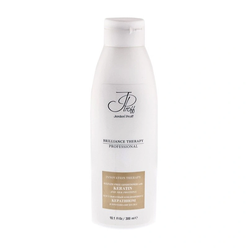 Безсульфатний кондиціонер для волосся з кератином Jerden-Proff Hair Conditioner With Keratin 300 мл