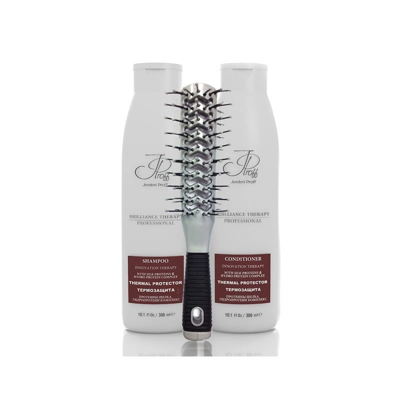 Набір для термозахисту волосся Jerden-Proff Hair Thermo Protect Set шампунь, кондиціонер, гребінець