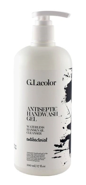 Гель-антисептик для рук та нігтів G.La color Antiseptic Gel Waterless Hand and Nail Cleanser 500 мл