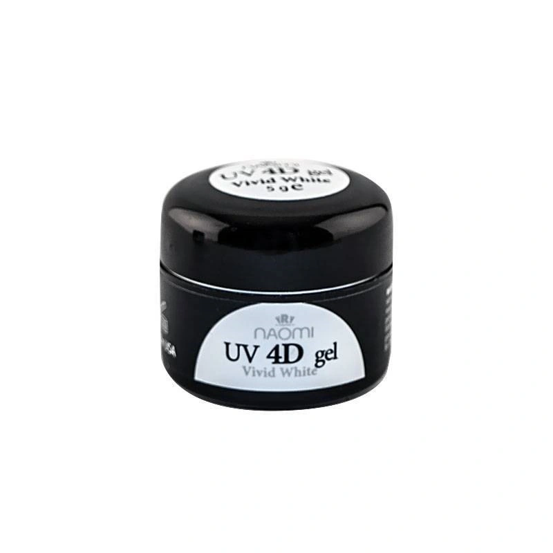 Гель-пластилін Naomi Gel Plastiline 4D Vivide White 5 гр яскраво-білий