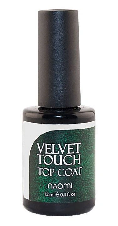 Верхнє покриття для гель-лаку з ефектом оксамиту Naomi Velvet Touch Top Coat 12 мл