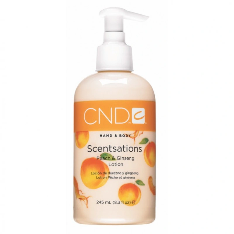 Лосьйон для рук і тіла Персик та женьшень CND Scentsations Peach & Ginseng Lotion 245 мл