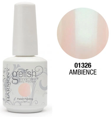 Гель-лак Harmony Gelish Ambience ніжно-рожевий з голографічними мікроблискітками 15 мл