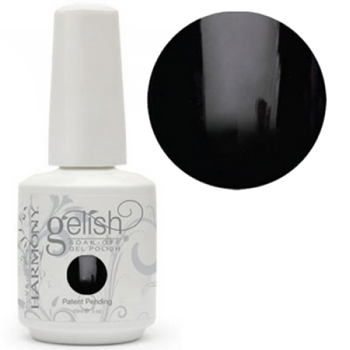Гель-лак Harmony Gelish Black Shadow чорний, емаль 15 мл
