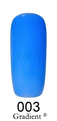 Гель-лак FOX Gel Polish Gold Gradient №003 світло-синя емаль для градієнта 12 мл