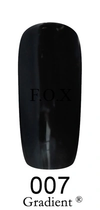 Гель-лак FOX Gel Polish Gold Gradient №007 чорна емаль для градієнта 12 мл