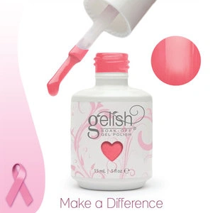 Гель-лак Harmony Gelish Make A Difference насичений рожевий із золотистим мікроблиском 15 мл