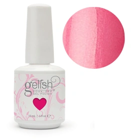 Гель-лак Harmony Gelish Make A Difference насичений рожевий із золотистим мікроблиском 15 мл