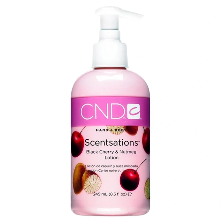 Лосьйон для рук і тіла "Вишня та мускатний горіх" CND Scentsations Black Cherry & Nutmeg Lotion 245 мл