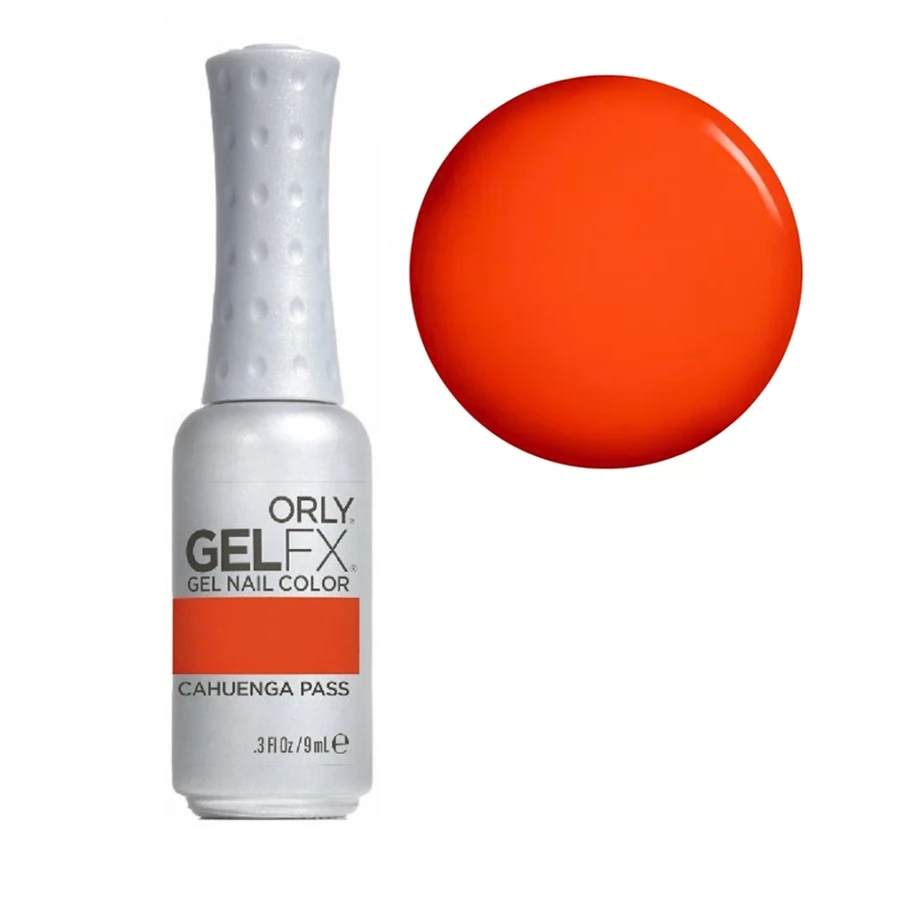 Гель-лак ORLY Gel FX Cahuenga Pass червоний з легким кораловим відтінком, емаль 9 мл
