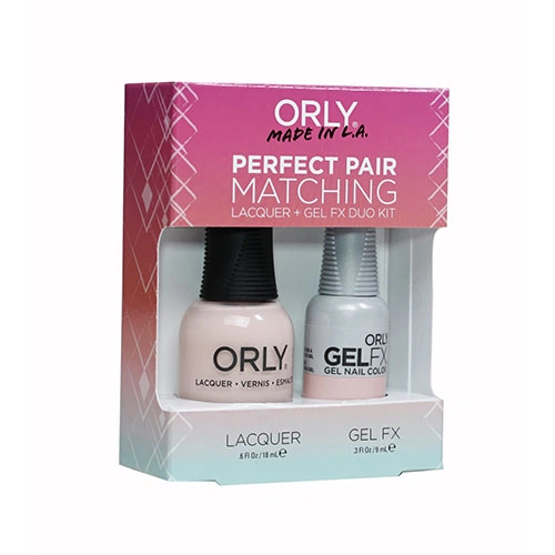 Набір гель-лак+лак ORLY Set Gel-Polish and Lacquer Prelude to a Kiss рожево-персиковий, емаль 9 мл/18 мл
