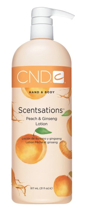 Лосьйон для рук і тіла Персик та женьшень CND Scentsations Peach & Ginseng Lotion 917 мл
