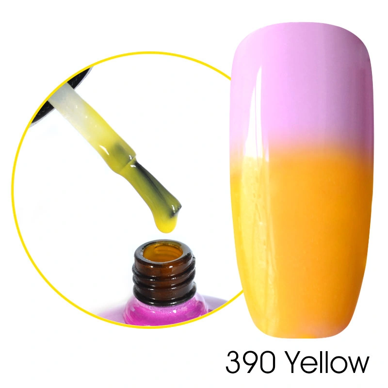 Canni Thermo Top Coat Yellow №390 жовтий 7,3 мл