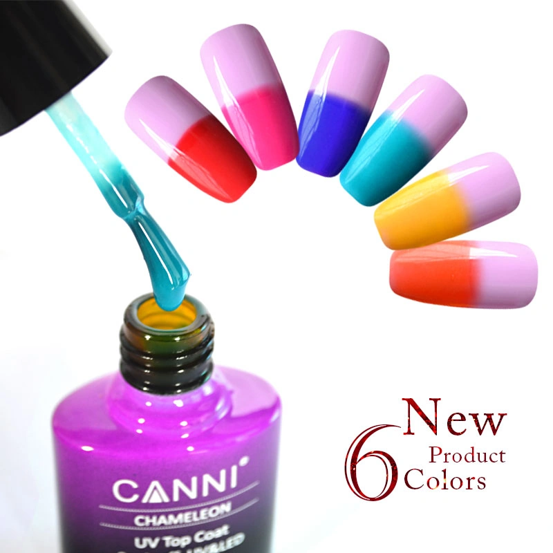 Canni Thermo Top Coat Yellow №390 жовтий 7,3 мл