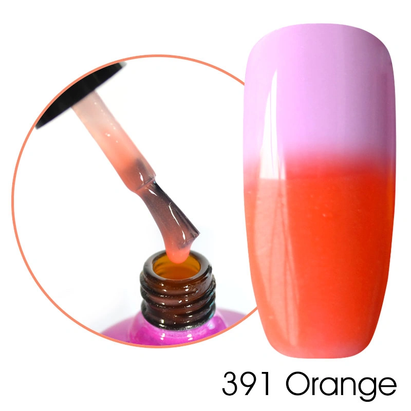Canni Thermo Top Coat Orange №391 помаранчевий 7,3 мл