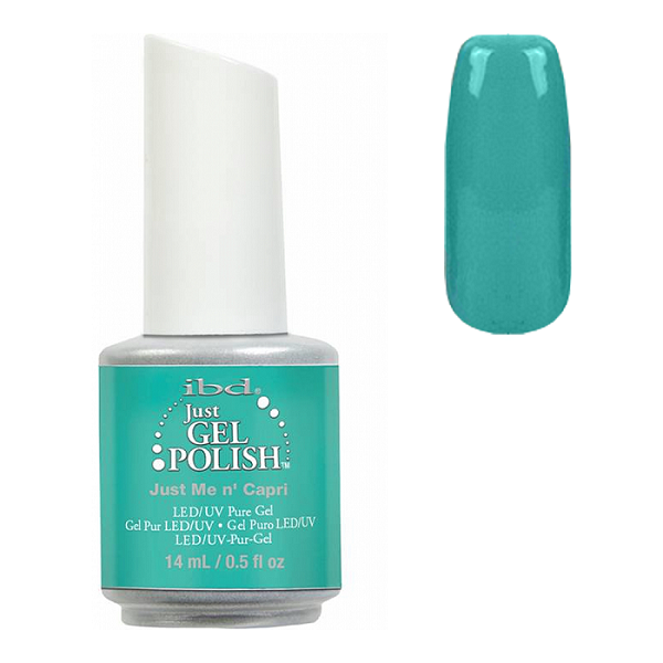 Острів Капрі IBD Just Gel Polish Just Me`n Capri м`ятно-бірюзовий, емаль 14 мл