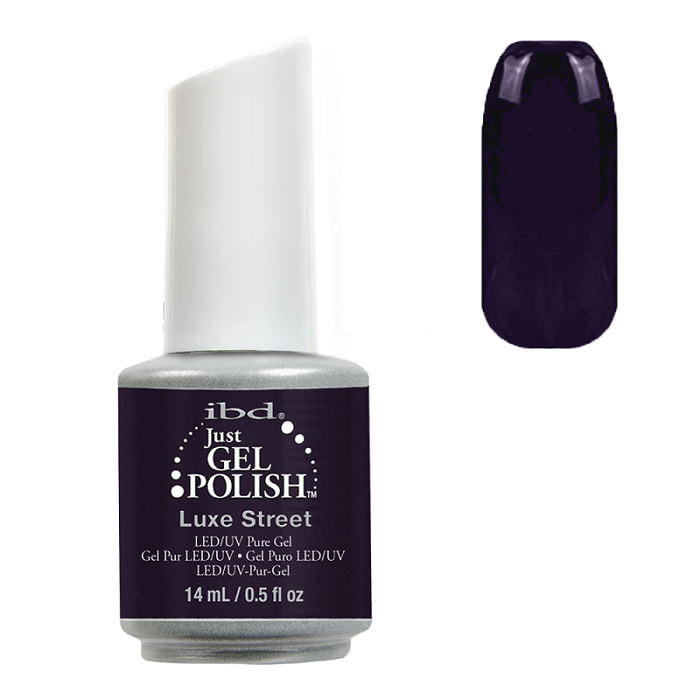 Модний квартал IBD Just Gel Polish Luxe Street темно-фіолетовий, емаль 14 мл