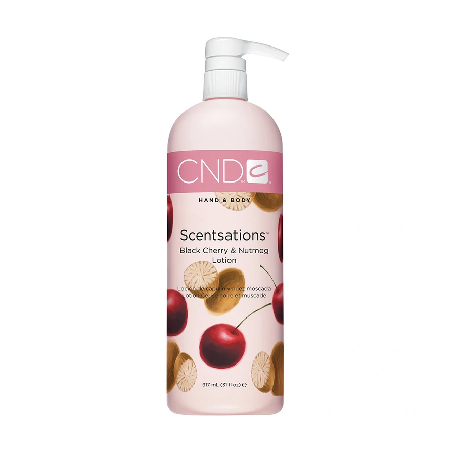 Лосьйон для рук і тіла "Вишня та мускатний горіх" CND Scentsations Black Cherry & Nutmeg Lotion 917 мл