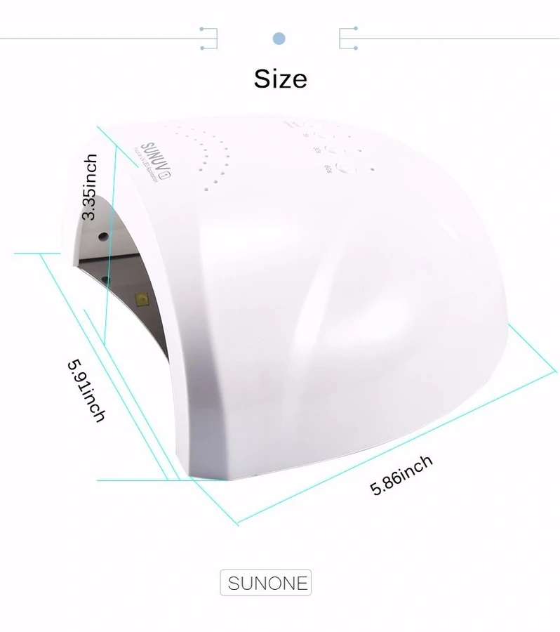 LED/УФ лампа 2 в 1 Nail Perfect LED+UV SUN ONE GOLD золота 48W