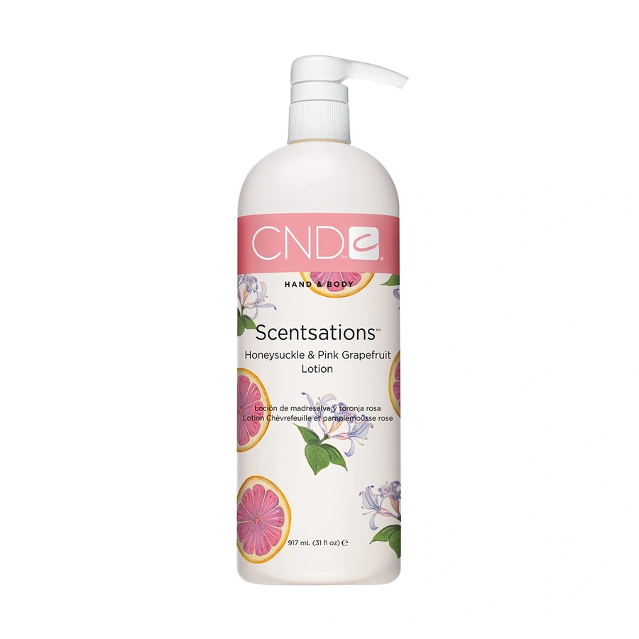 Лосьйон для рук і тіла "Жимолость та грейпфрут" CND Scentsations Honeysuckle & Pink Grapefruit Lotion 917 мл