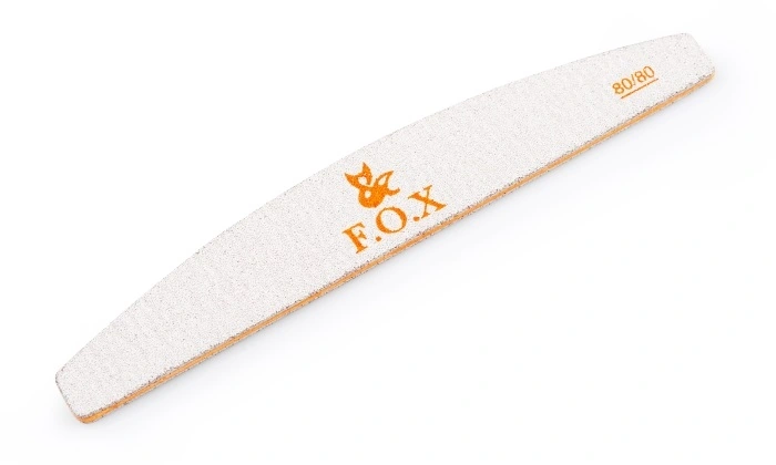 Пилка для штучних нігтів FOX Nail File FOX 80/80 грит