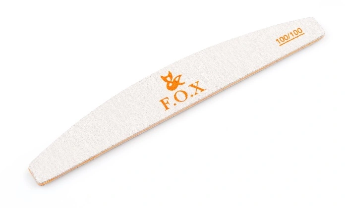 Пилка для штучних нігтів FOX Nail File FOX 80/100 грит